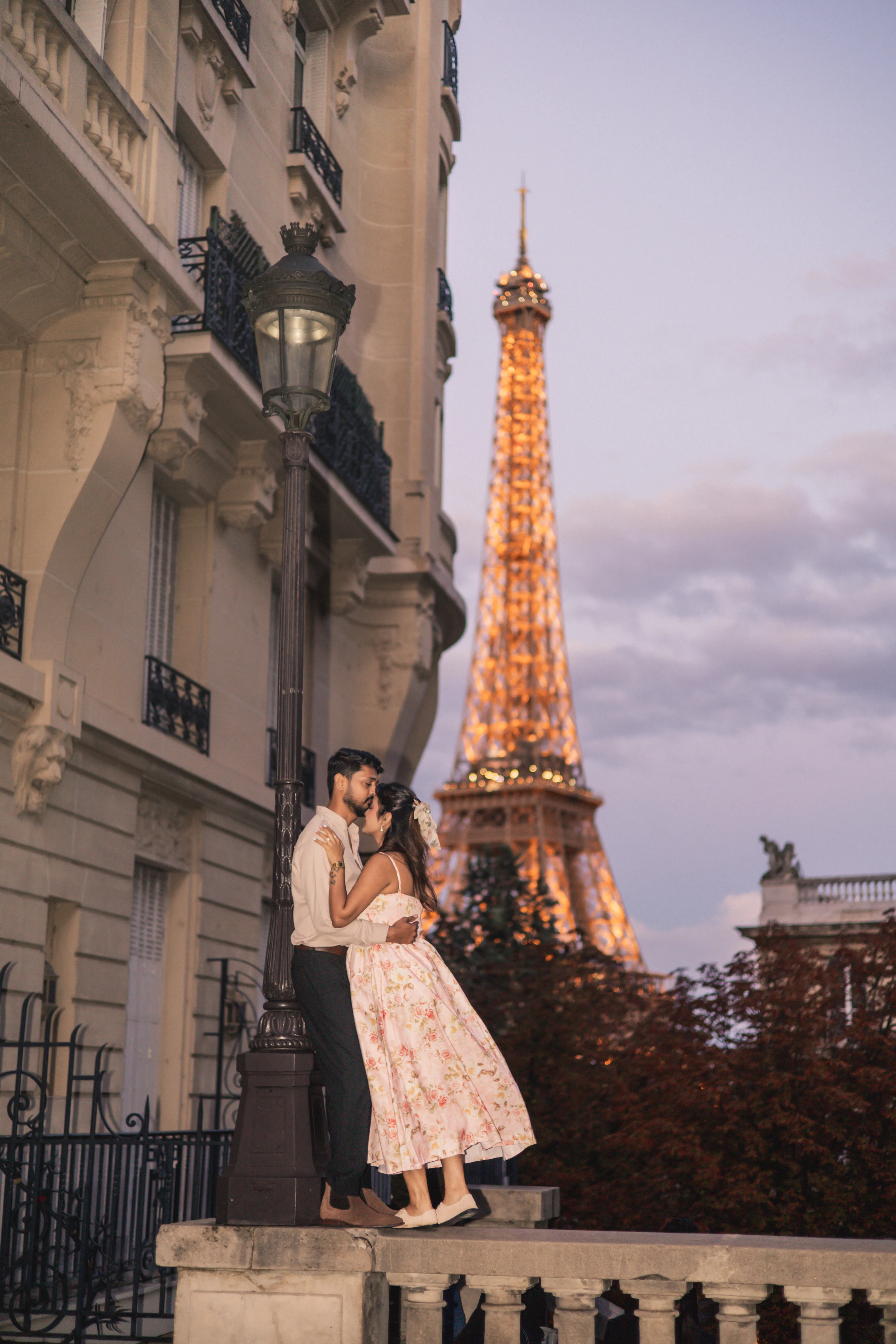 Couple Photoshoot at Galeries Lafayette